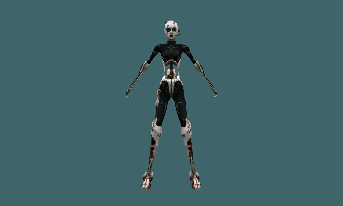 Mechanatrix - Human Model - front - GoldSrc Studio preview