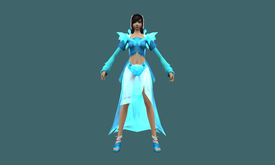 blue (Blue) - Human Model - front - GoldSrc Studio preview