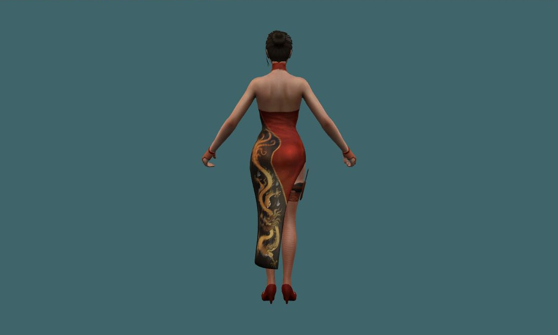 Viper - Human Model - back - GoldSrc Studio preview