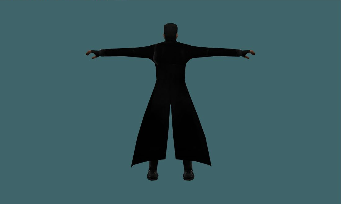 NEO - Human Model - back - GoldSrc Studio preview