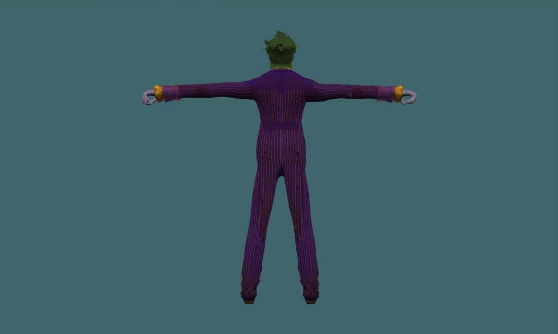Joker - Human Model - back - GoldSrc Studio preview