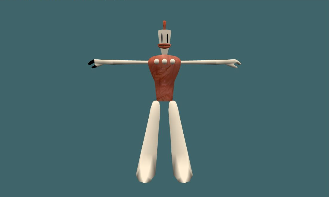 Klaymen - Human Model - front - GoldSrc Studio preview