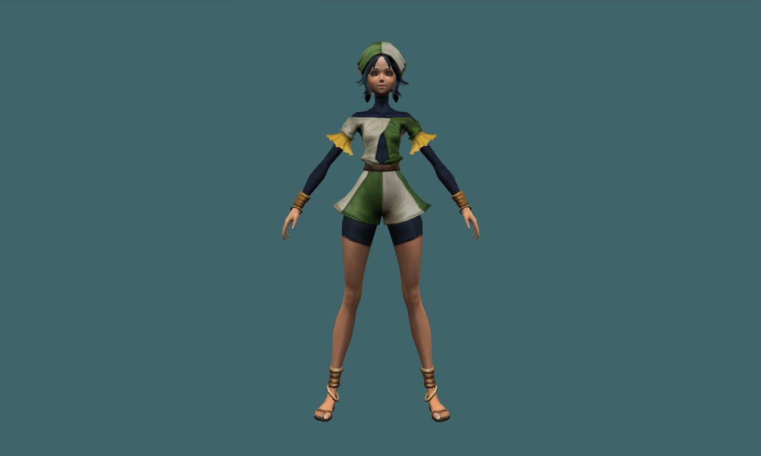 MaryBell - Human Model - front - GoldSrc Studio preview