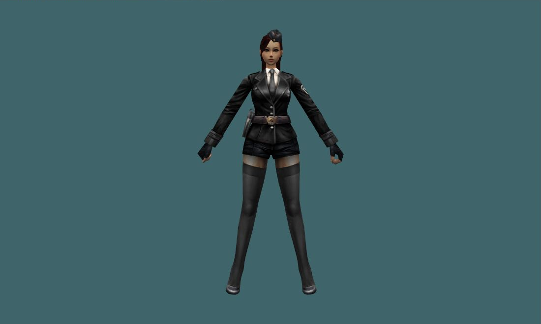 Sergeant (Dark) - Human Model - front - GoldSrc Studio preview