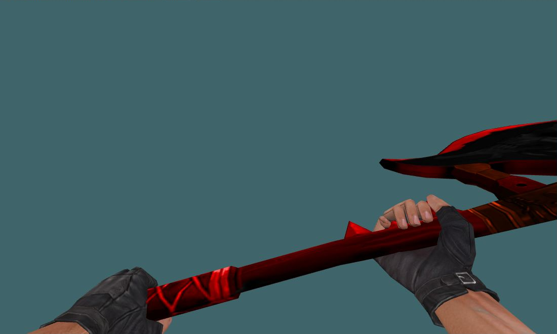 Skull Axe Blood — Human Melee — photo 2