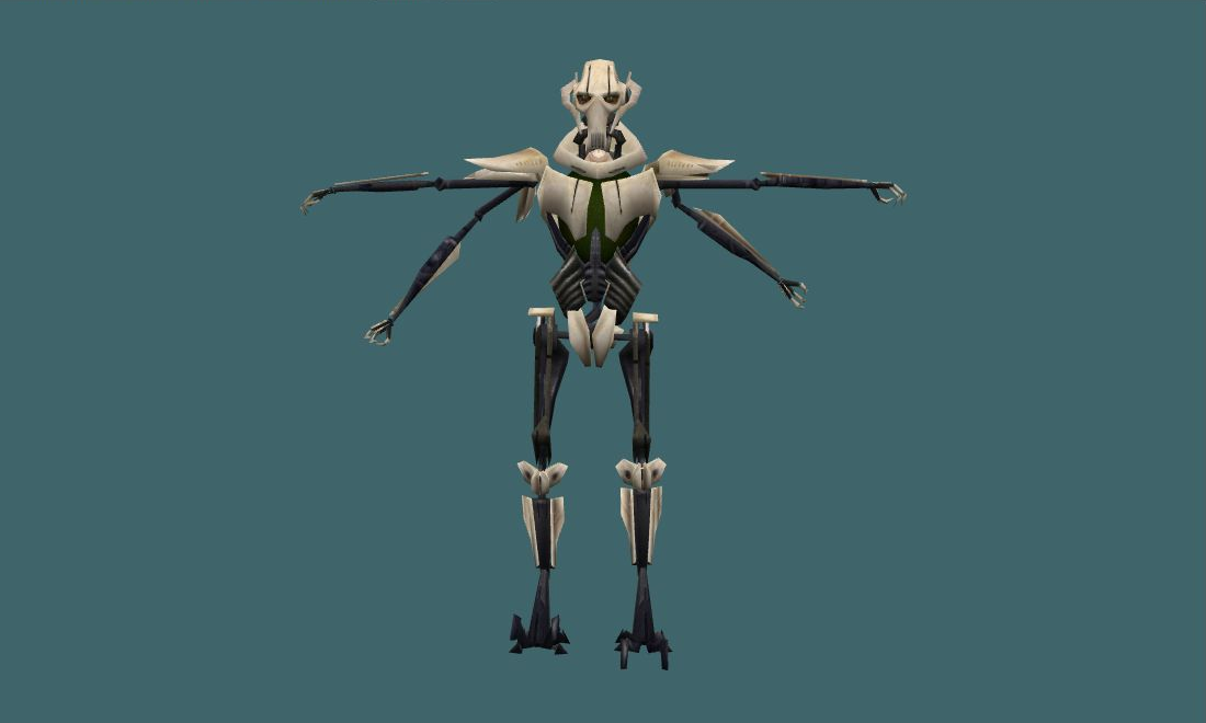 General Grievous - Human Model - front - GoldSrc Studio preview