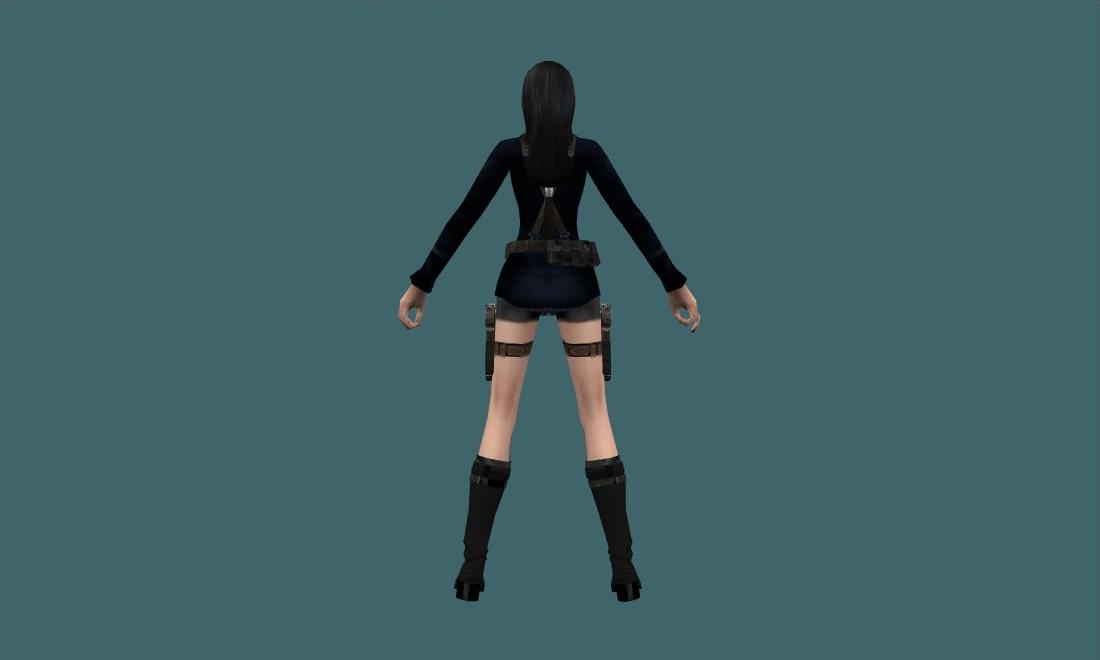 Shuaige Vip - Human Model - back - GoldSrc Studio preview