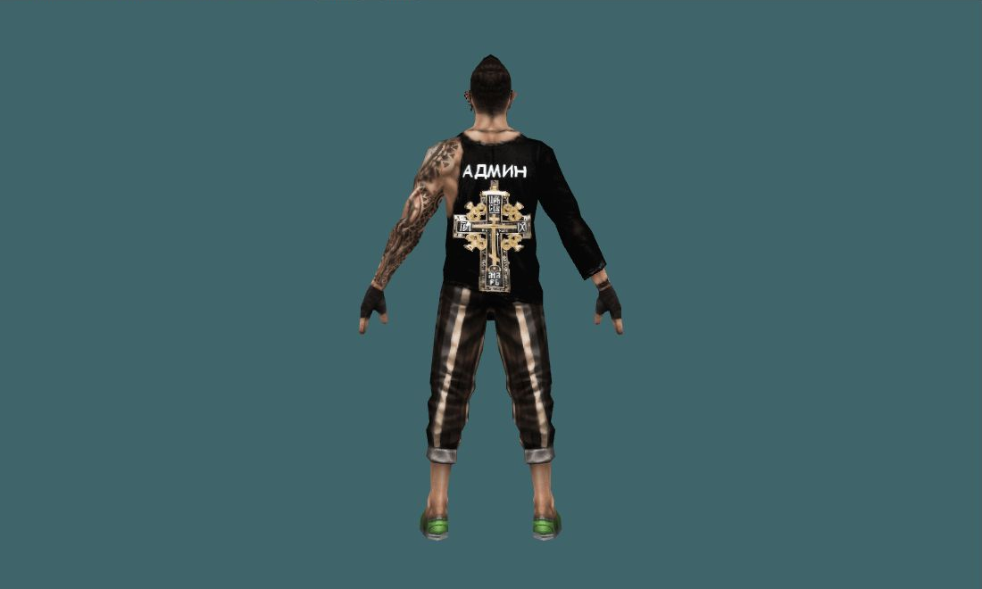 CSO Spade — Human Model - back - GoldSrc Studio preview