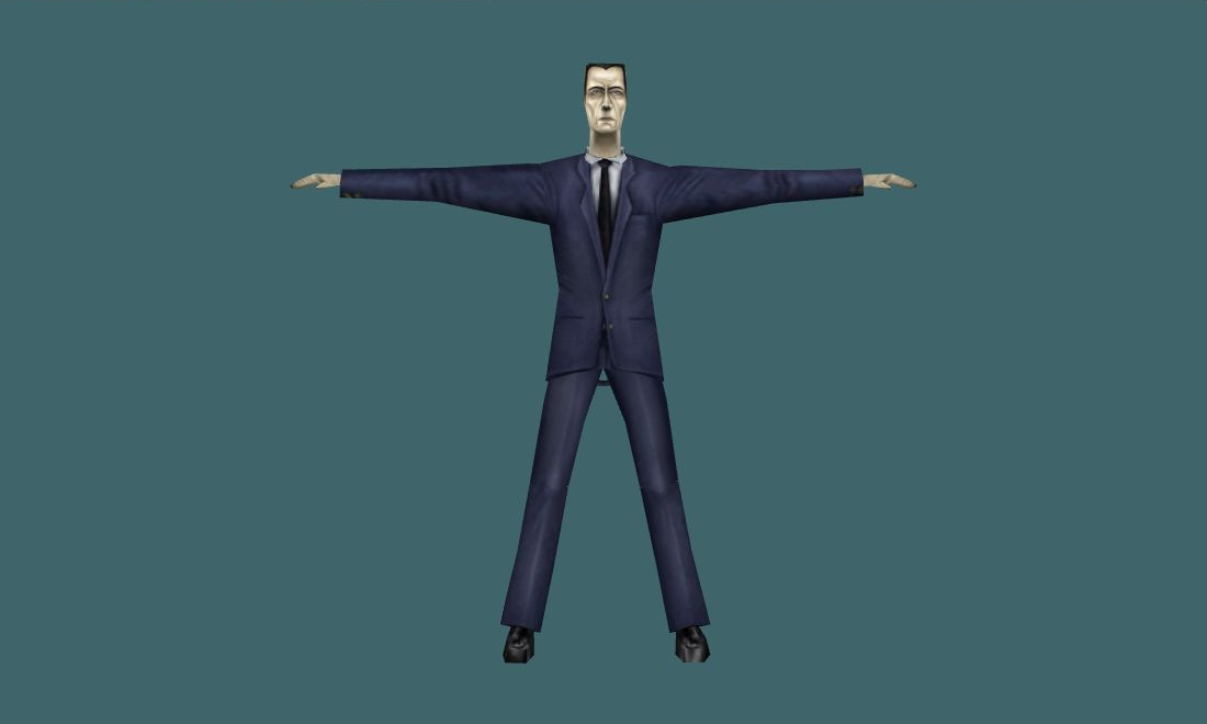 G-Man VIP — Human Model - front - GoldSrc Studio preview