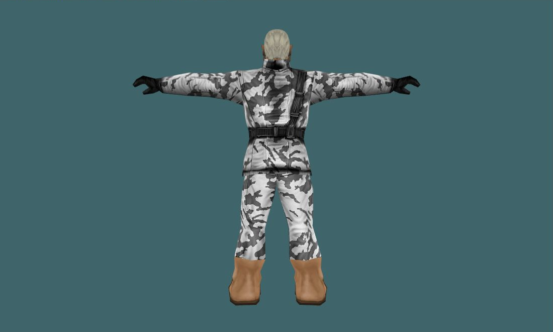 arctic — Human Model - back - GoldSrc Studio preview