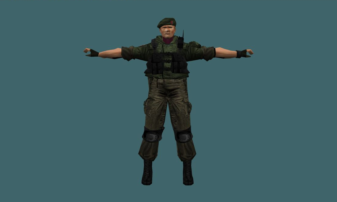Mikhail Viktorov - Human Model - front - GoldSrc Studio preview