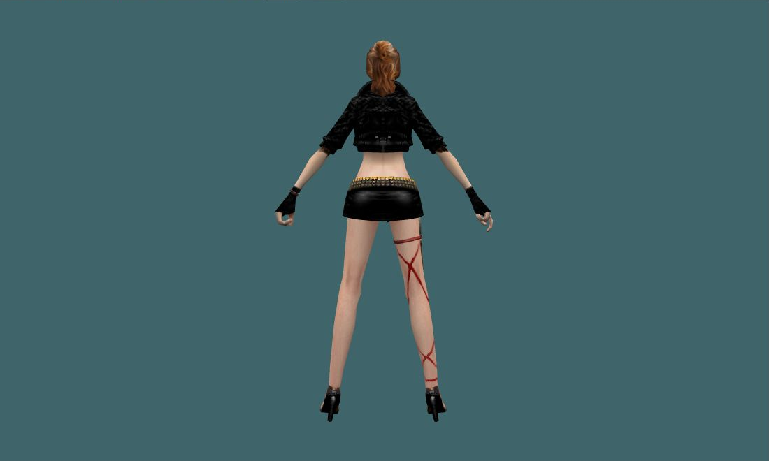Soldier (Dark) - Human Model - back - GoldSrc Studio preview