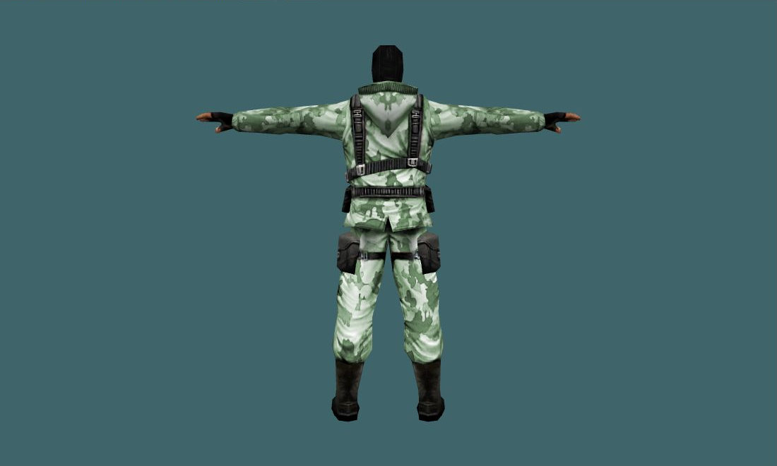 Green T Pack — arctic — Human Model — photo 2