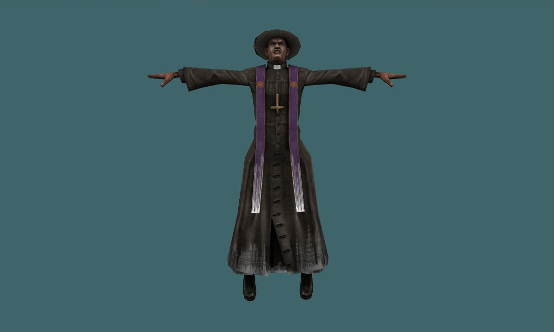 Priest - Human Model - front - GoldSrc Studio preview