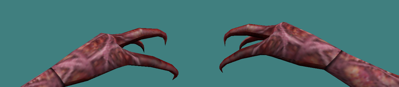 Zombie Knife #204 - clean zombie hands/claws viewmodel preview