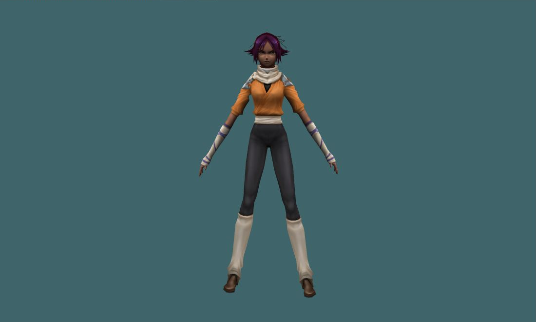 Yoruichi - Human Model - front - GoldSrc Studio preview