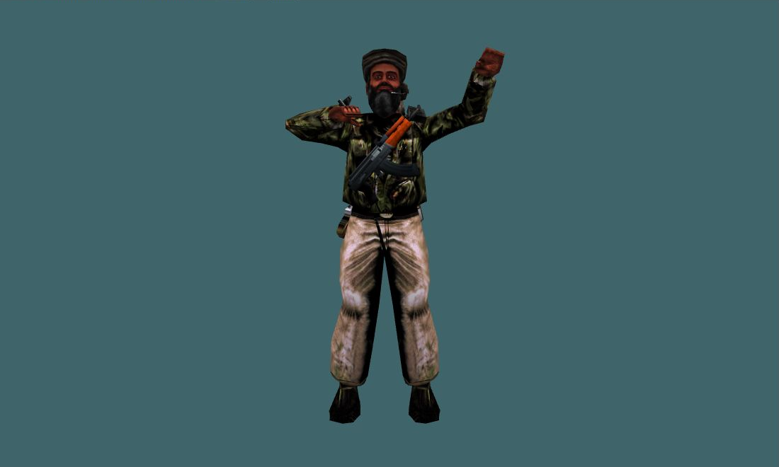 Ben Laden - Human Model - front - GoldSrc Studio preview