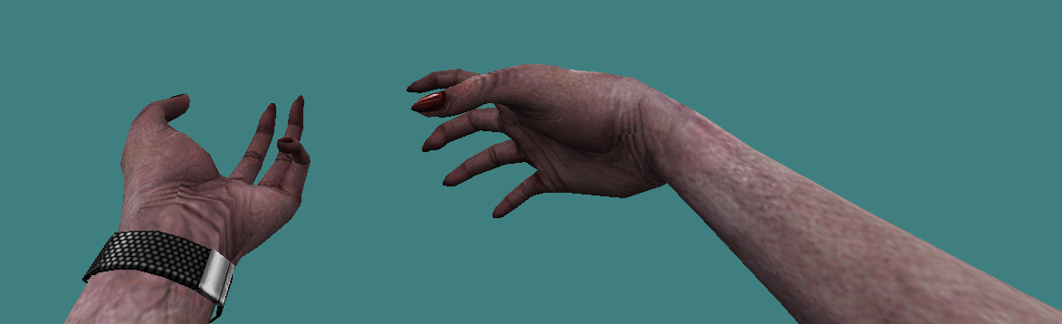 Zombie Knife #195 - clean zombie hands/claws viewmodel preview