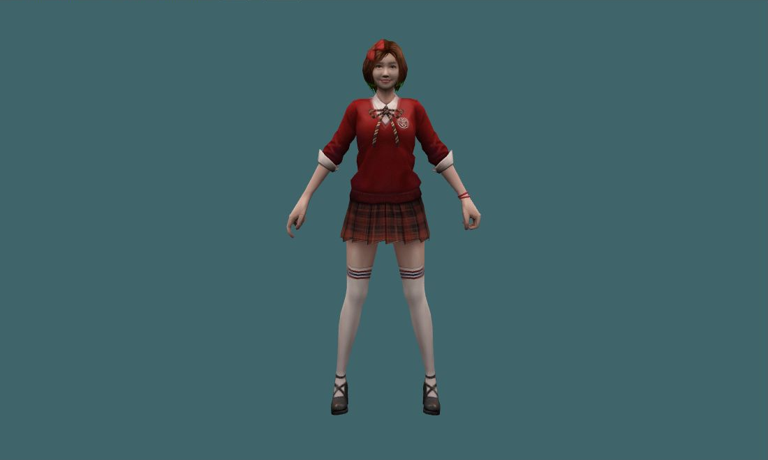 Jenny - Human Model - front - GoldSrc Studio preview