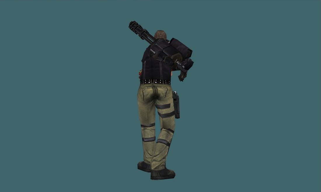 CSO Hero with M134 — Human Model — photo 2
