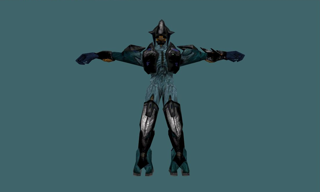 Halo player model — leet — Human Model - front - GoldSrc Studio preview