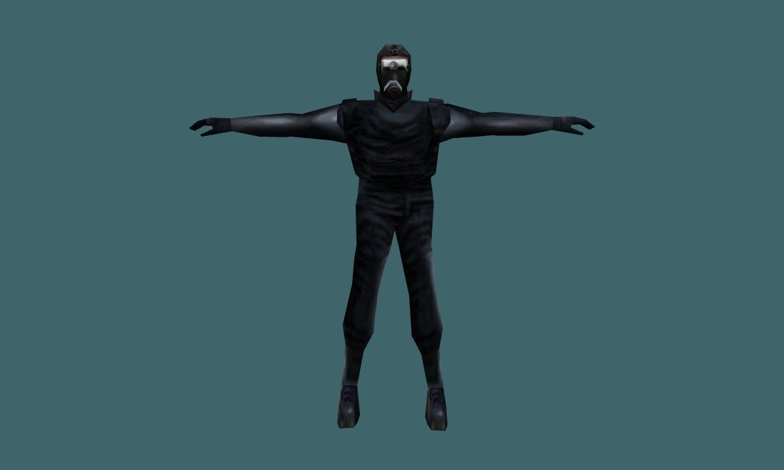 Cleaner - Human Model - front - GoldSrc Studio preview