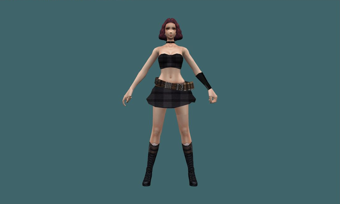 girl1 - Human Model - front - GoldSrc Studio preview