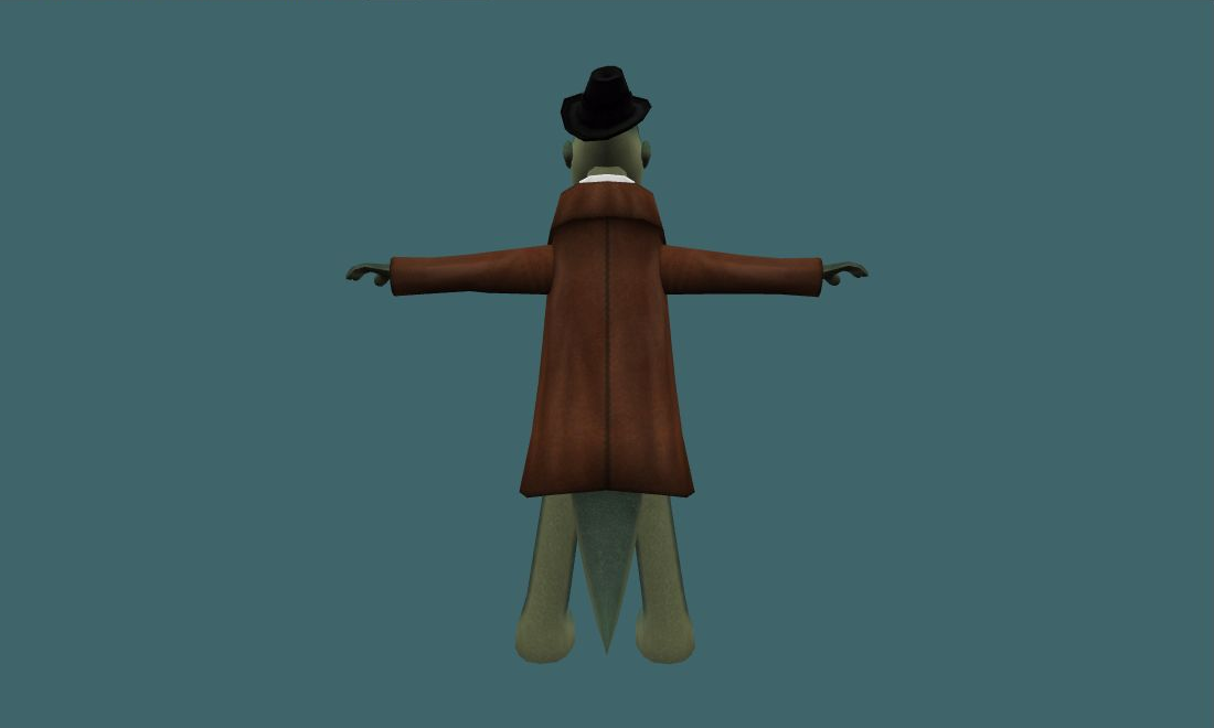 gena_xXx - Human Model - back - GoldSrc Studio preview