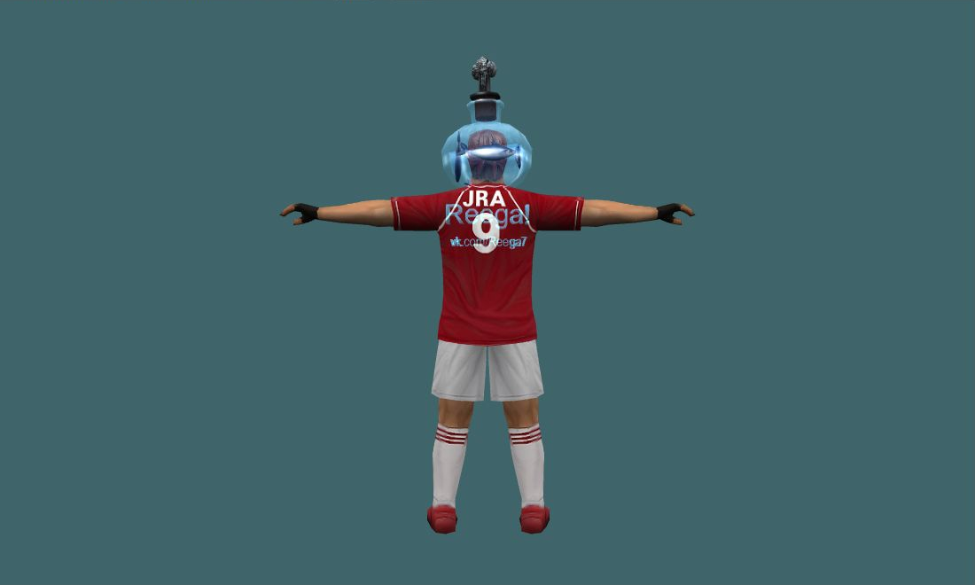 red_reega_sport2 - Human Model - back - GoldSrc Studio preview