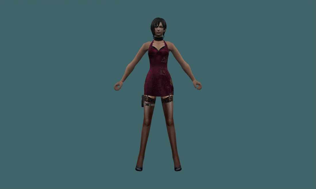 Ada Wong - Human Model - front - GoldSrc Studio preview