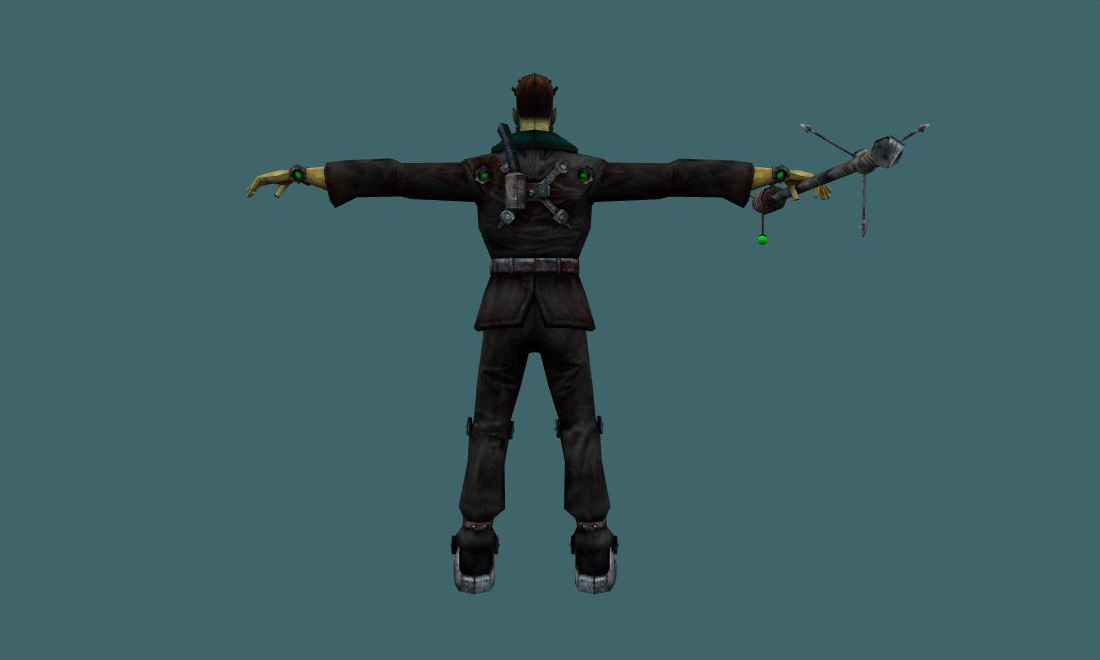 Frankenstein - Zombie - back - GoldSrc Studio preview