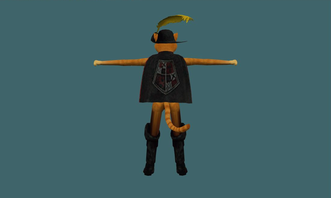 cat_shrek — Human Model - back - GoldSrc Studio preview