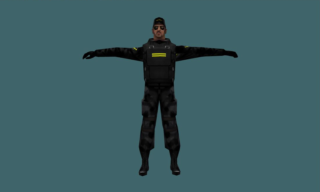 Security - Human Model - front - GoldSrc Studio preview