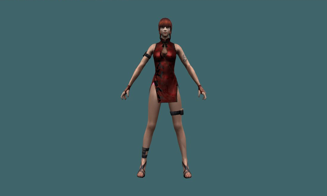 Orchid - Human Model - front - GoldSrc Studio preview