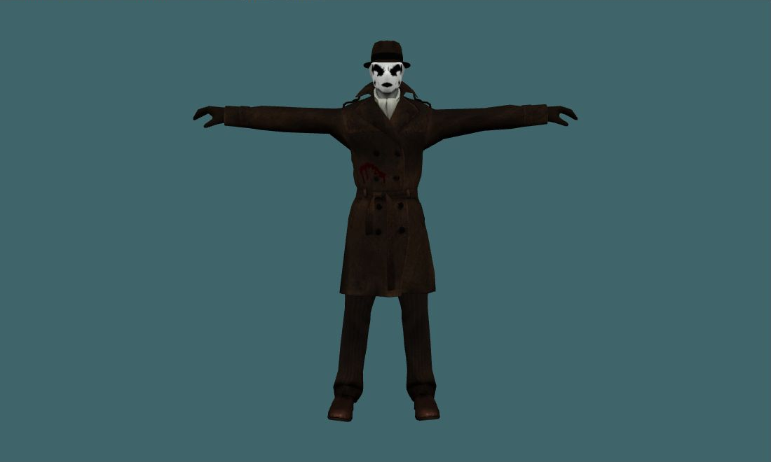 Rorschach - Human Model - front - GoldSrc Studio preview