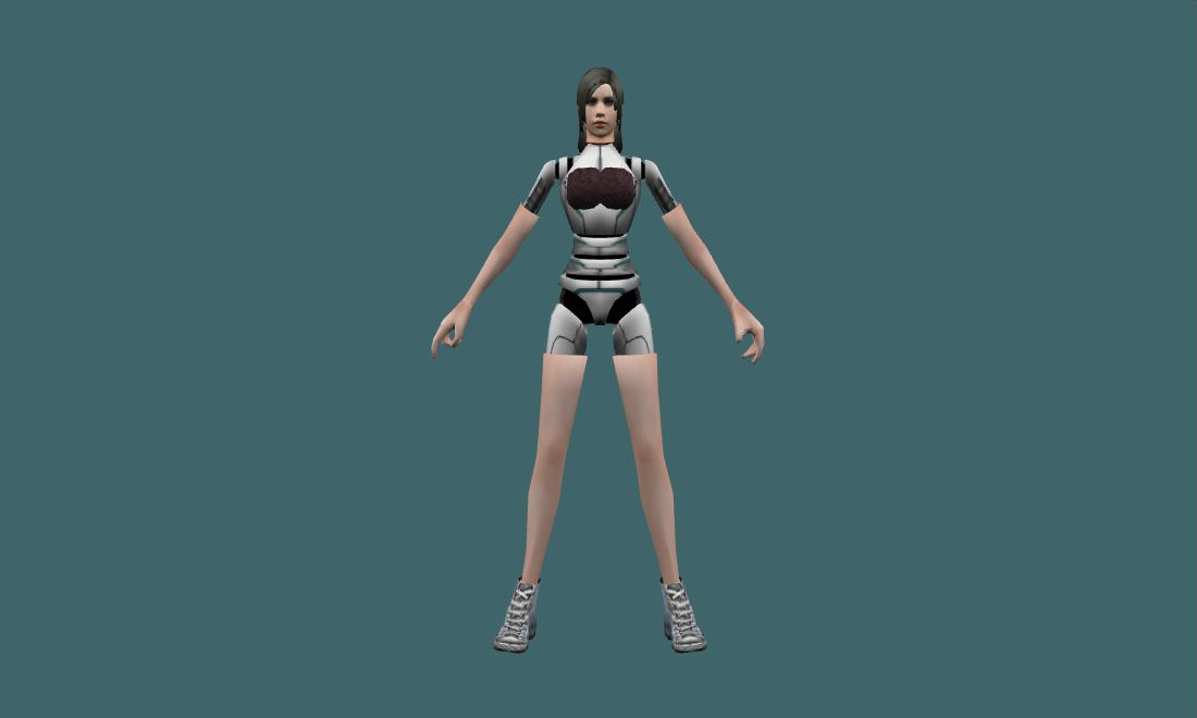 Robot - Human Model - front - GoldSrc Studio preview