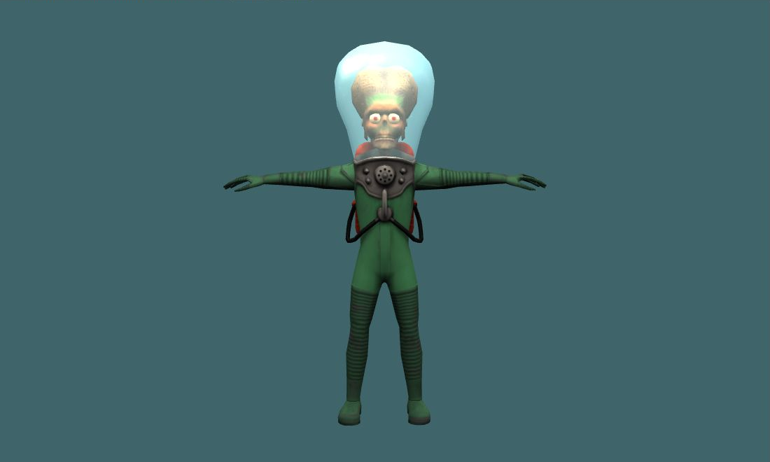 Martian - Human Model - front - GoldSrc Studio preview