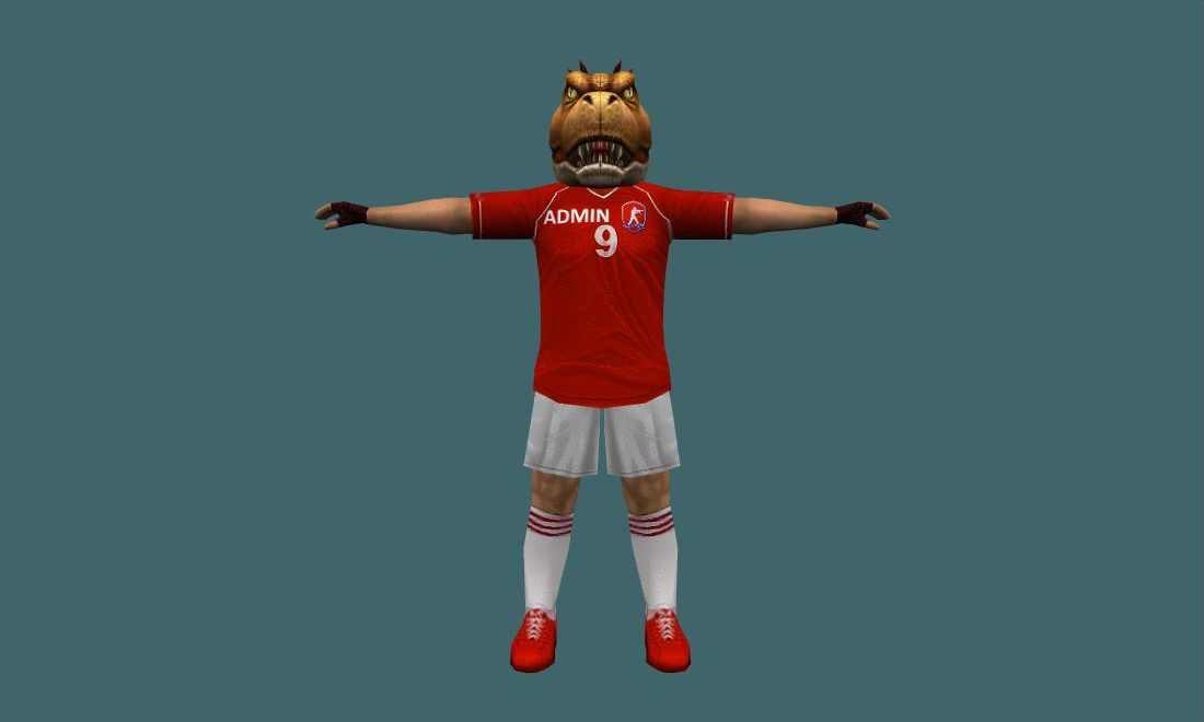 ADMIN (Dragon) - Human Model - front - GoldSrc Studio preview
