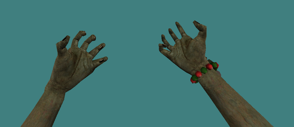 Zombie Knife #227 - clean zombie hands/claws viewmodel preview