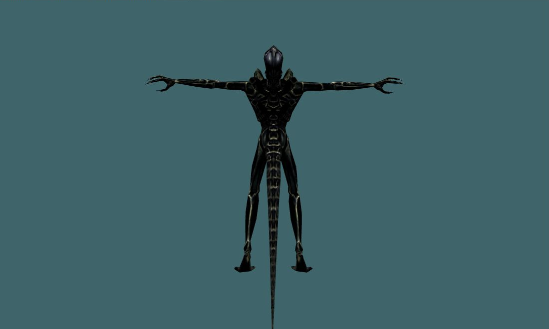 Alien - Zombie - back - GoldSrc Studio preview