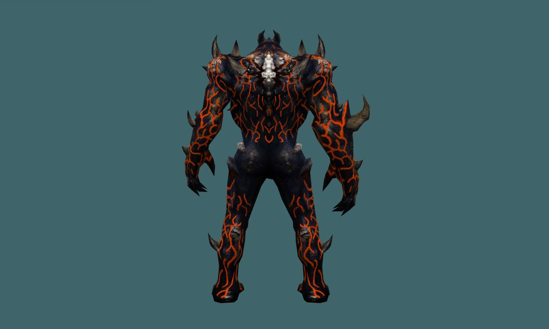 Revenant (Fire) - Zombie - back - GoldSrc Studio preview