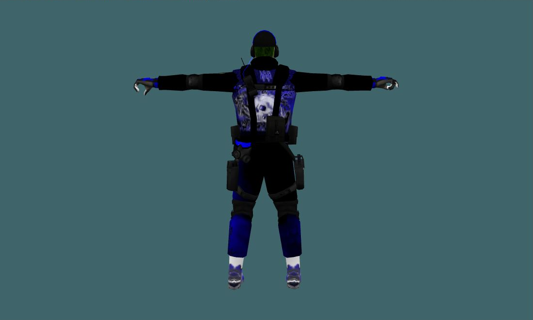 Perfect Supreme - Human Model - back - GoldSrc Studio preview