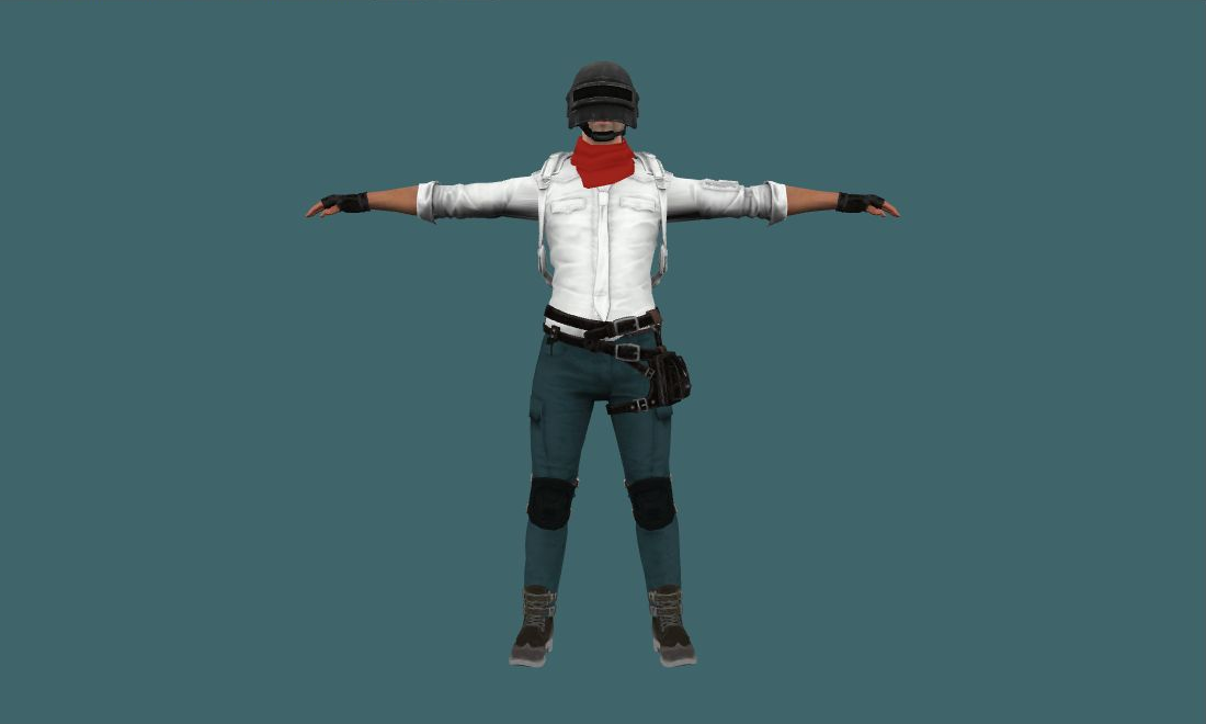 PUBG — Human Model - front - GoldSrc Studio preview