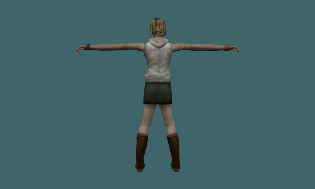 Heather - Human Model - back - GoldSrc Studio preview