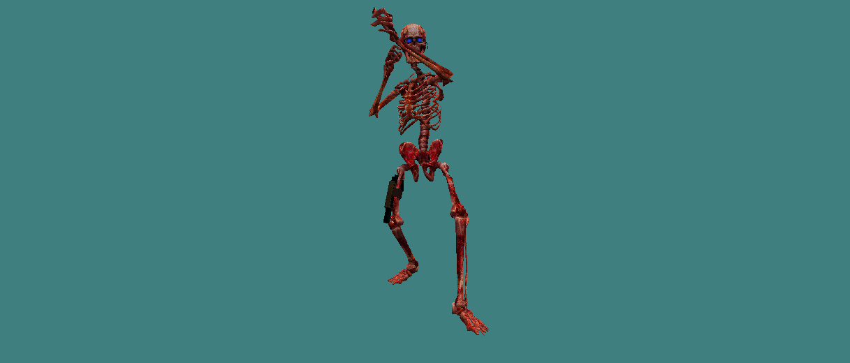 Crimson Skeleton - front viewer preview