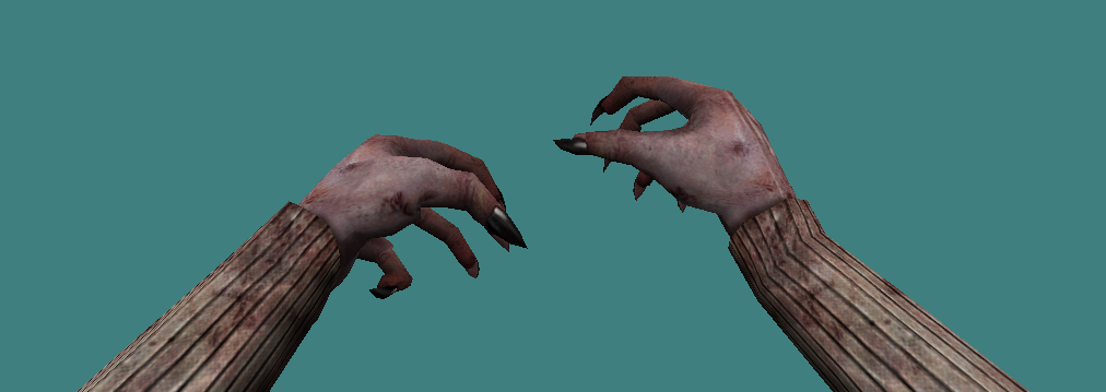 Zombie Knife #177 - clean zombie hands/claws viewmodel preview