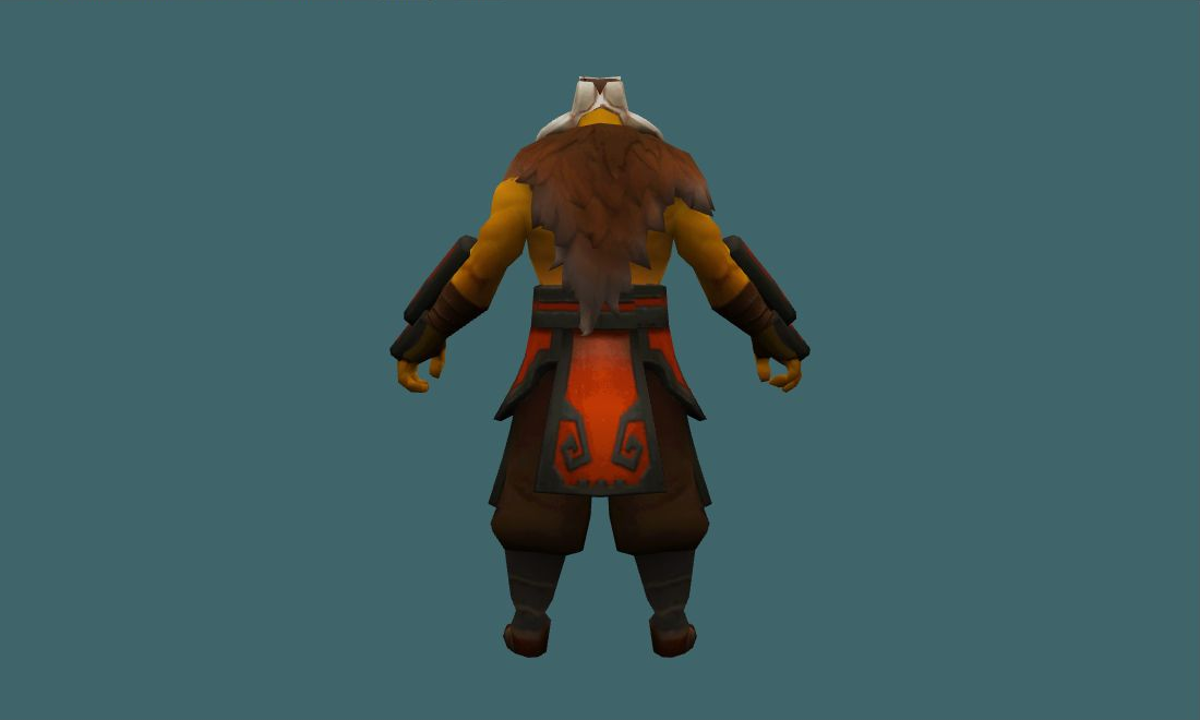 Juggernaut - Human Model - back - GoldSrc Studio preview