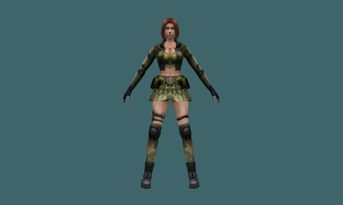 Bodeem - Human Model - front - GoldSrc Studio preview