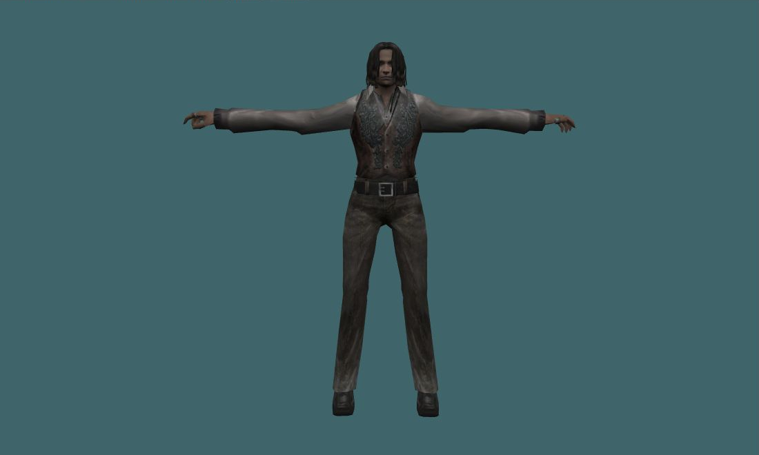 Luis Sera - Human Model - front - GoldSrc Studio preview