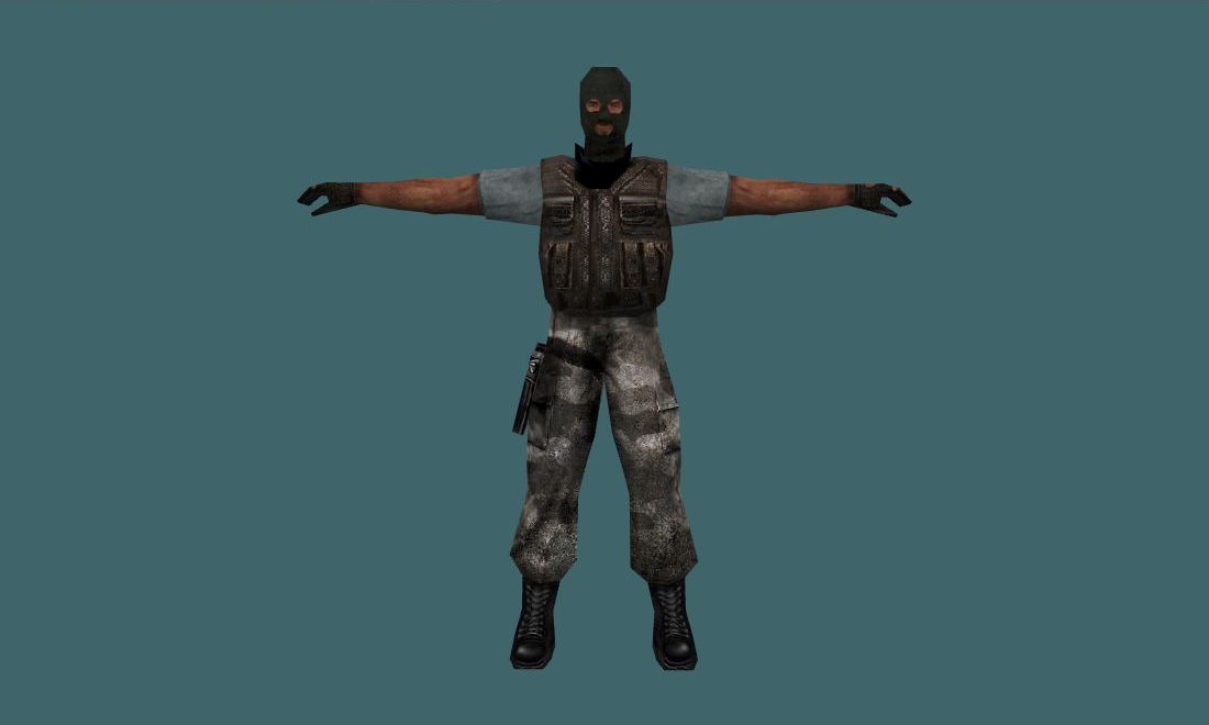 terror — Human Model - front - GoldSrc Studio preview